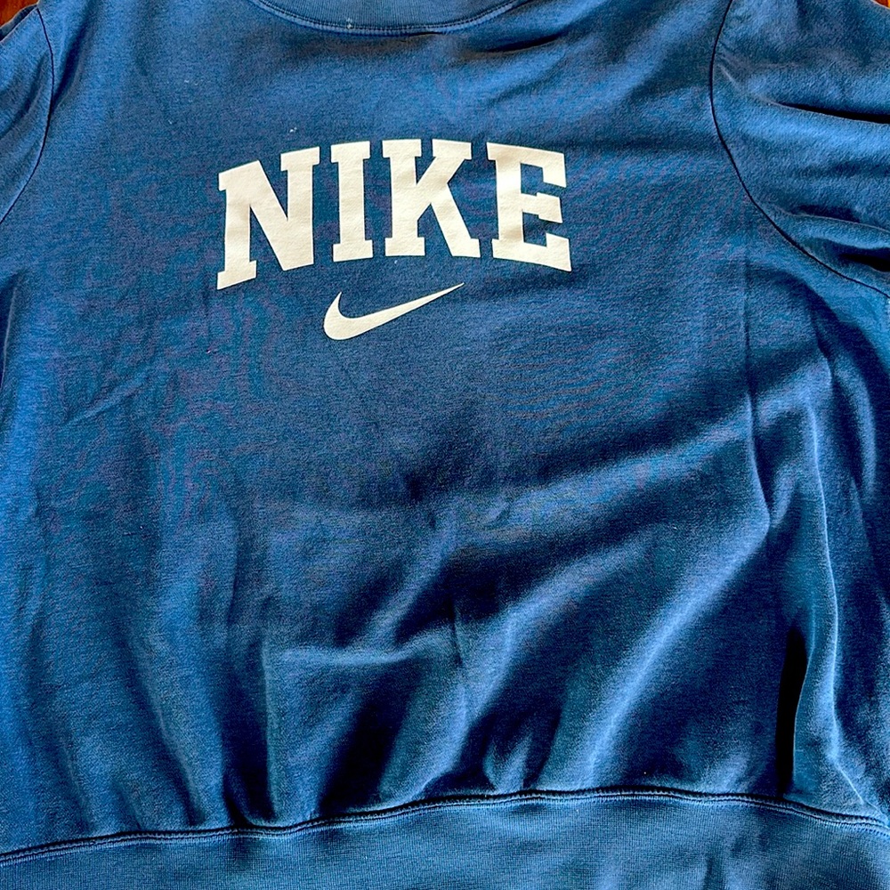 Blue Nike crewneck